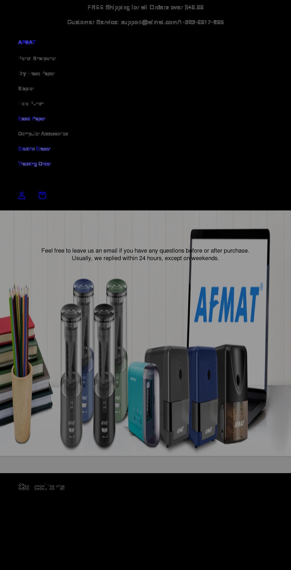 afmat.com shopify website screenshot