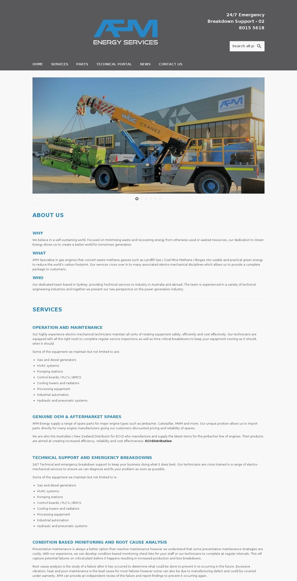 afmenergy.com shopify website screenshot