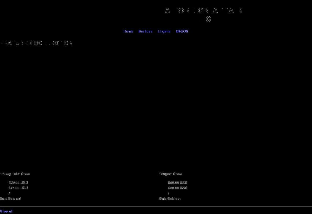 aforeignaffair.shop shopify website screenshot