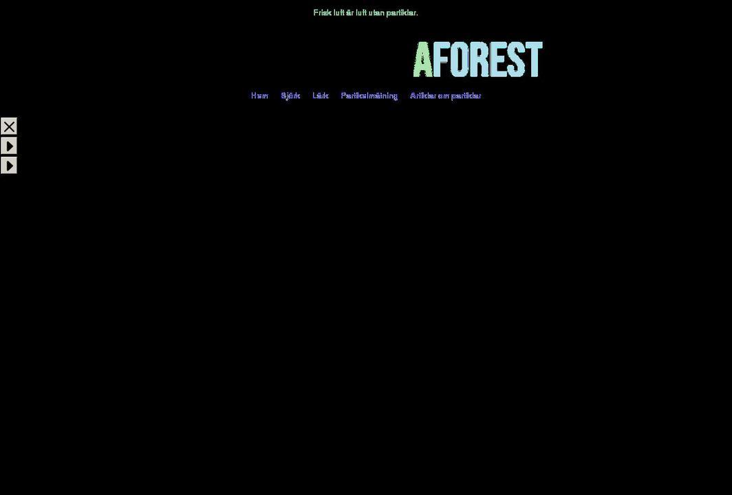 aforest.se shopify website screenshot