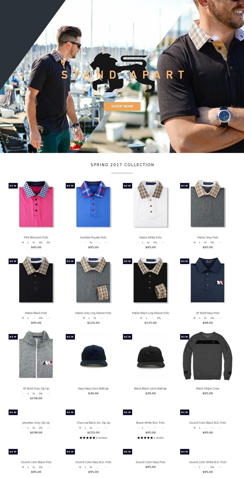 afpolos.com shopify website screenshot