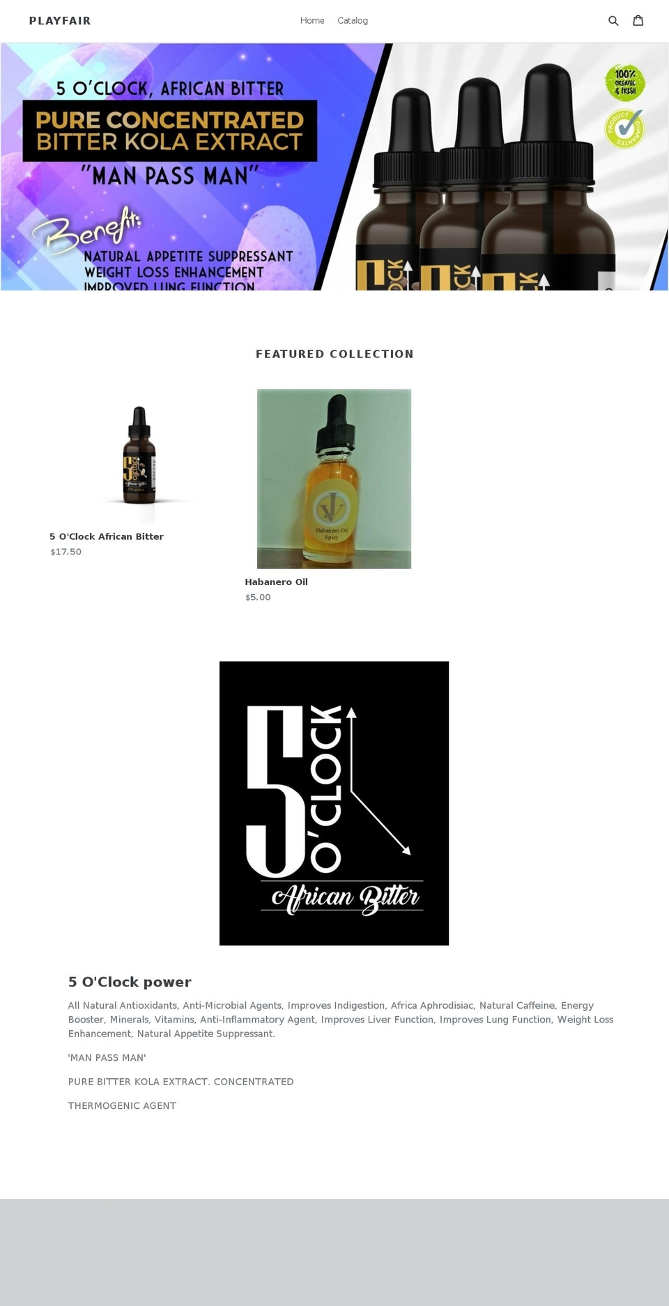 africanbitter.com shopify website screenshot