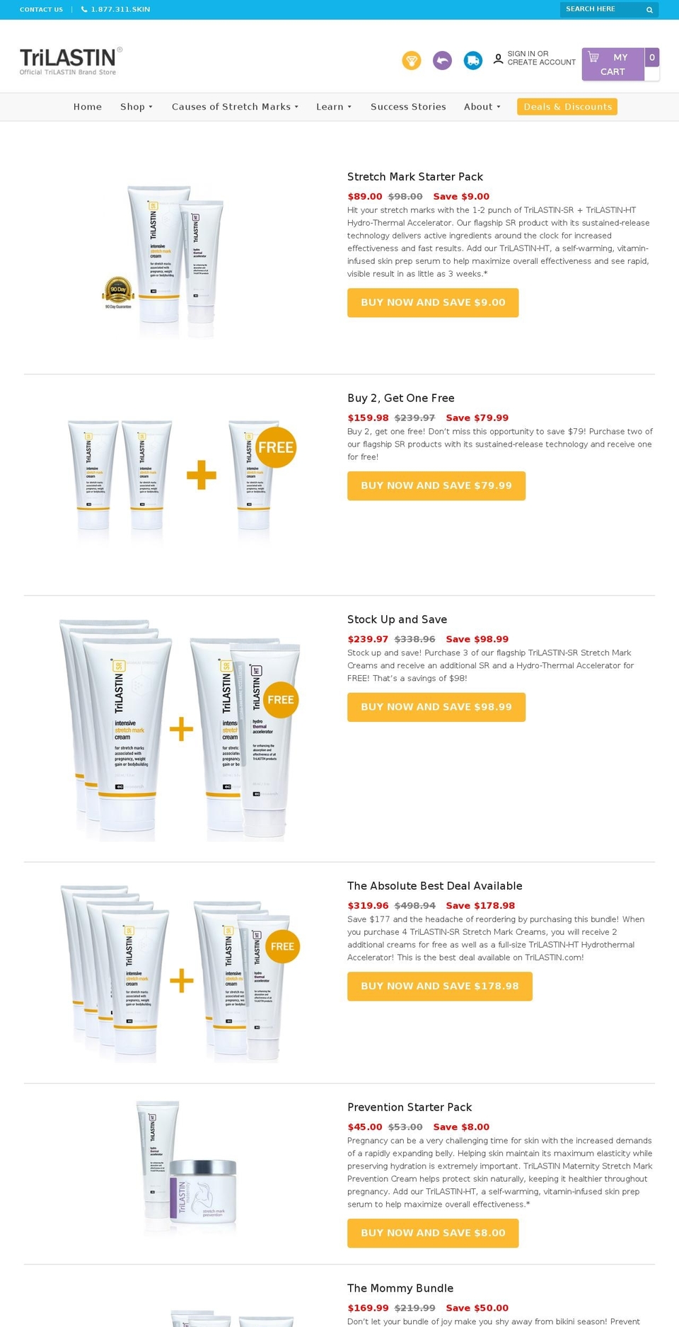 trilastin Shopify theme site example africanskinstretchmarks.com