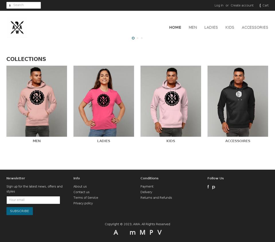 africanwithattitude.com — Shopify storefront screenshot