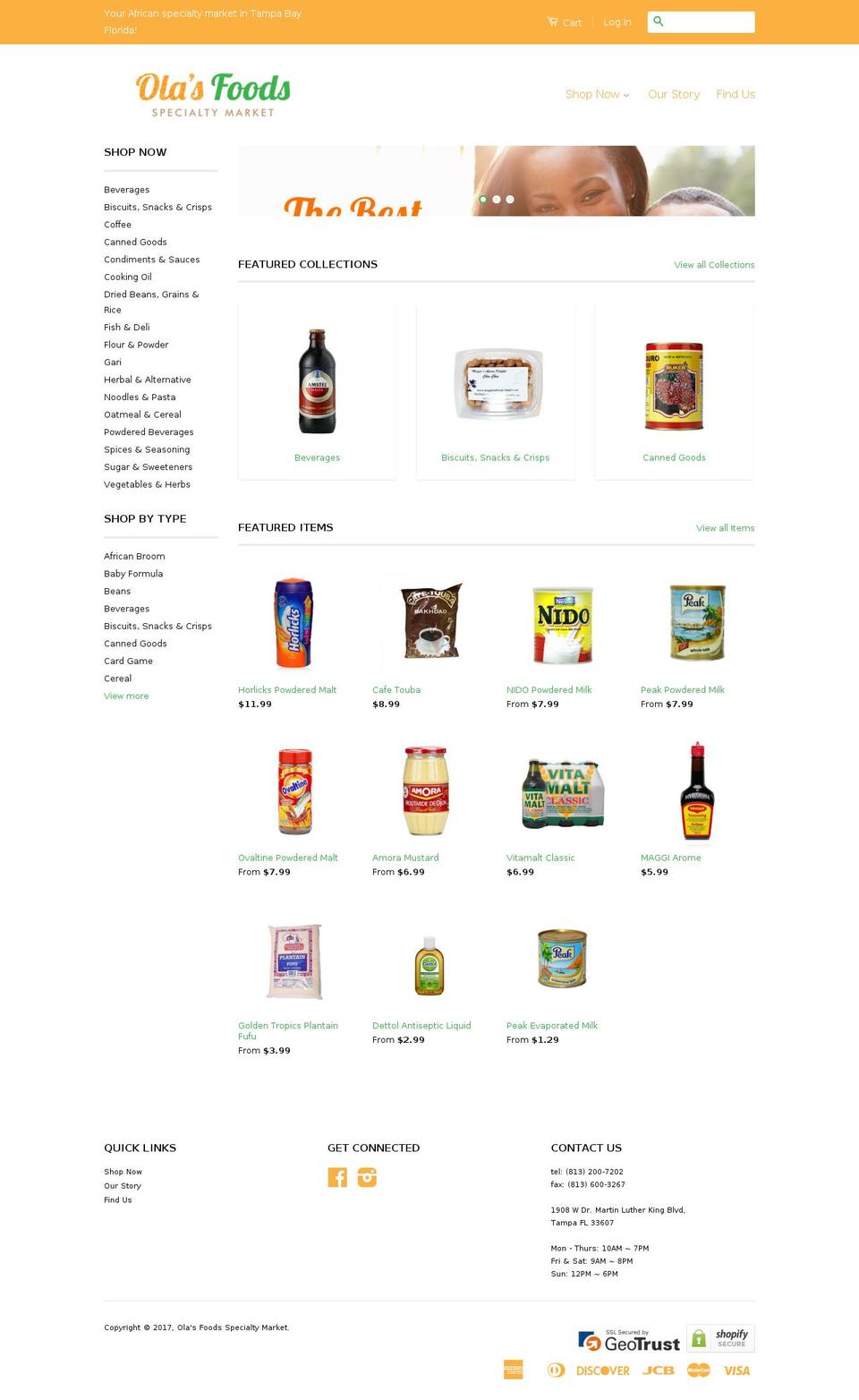 africaonthebay.com shopify website screenshot