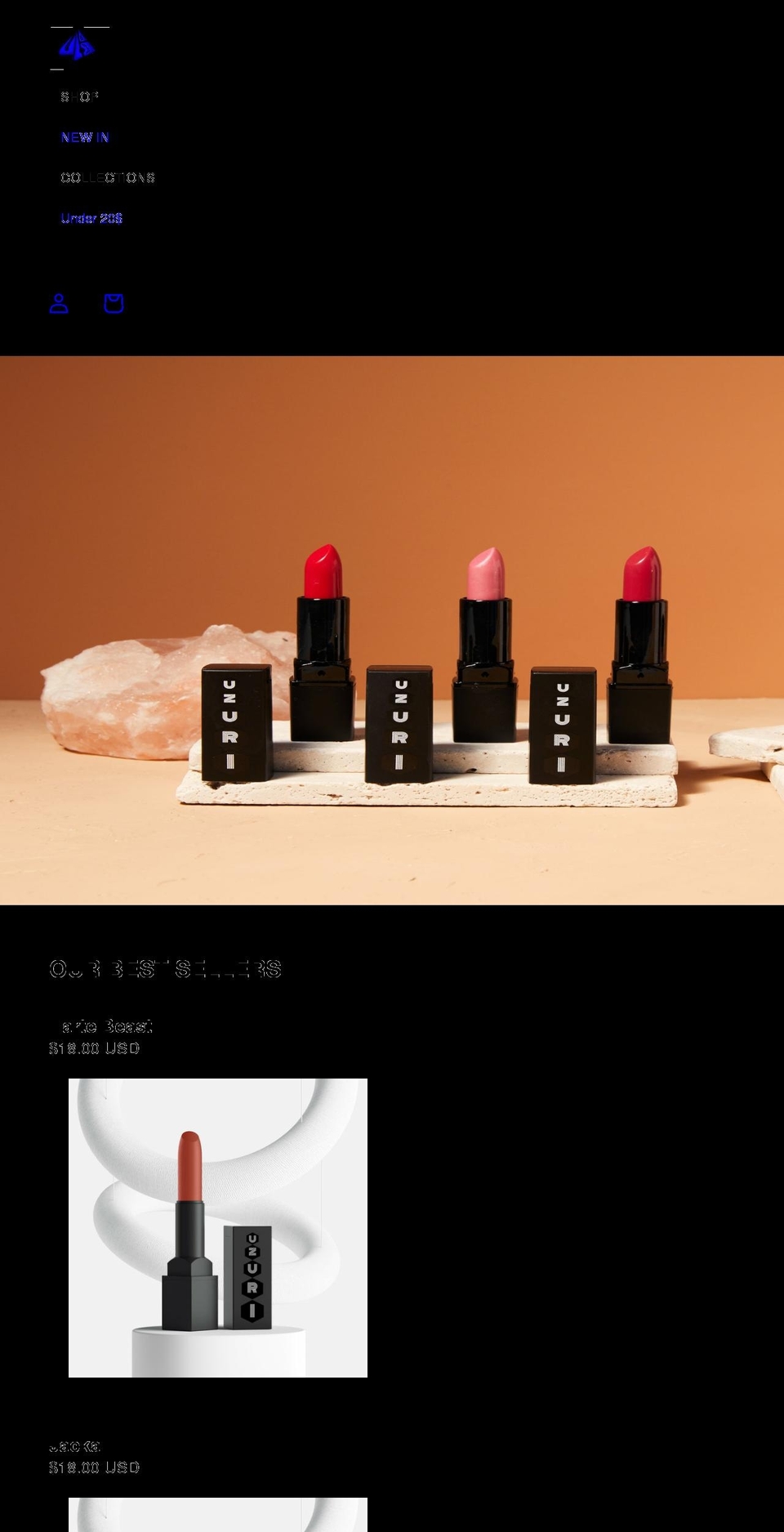 afrikanuzuri.com shopify website screenshot