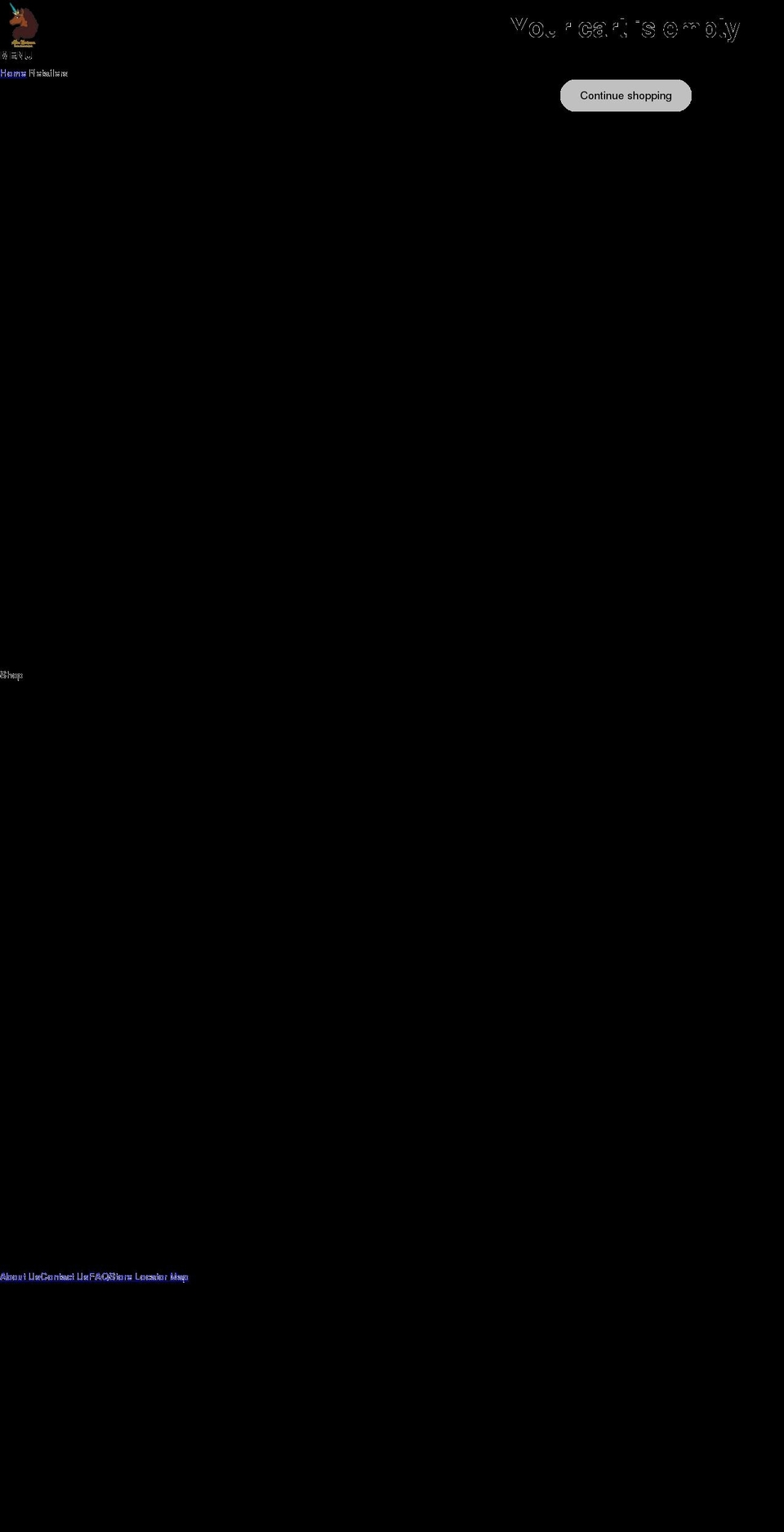 afrounicorns.com shopify website screenshot