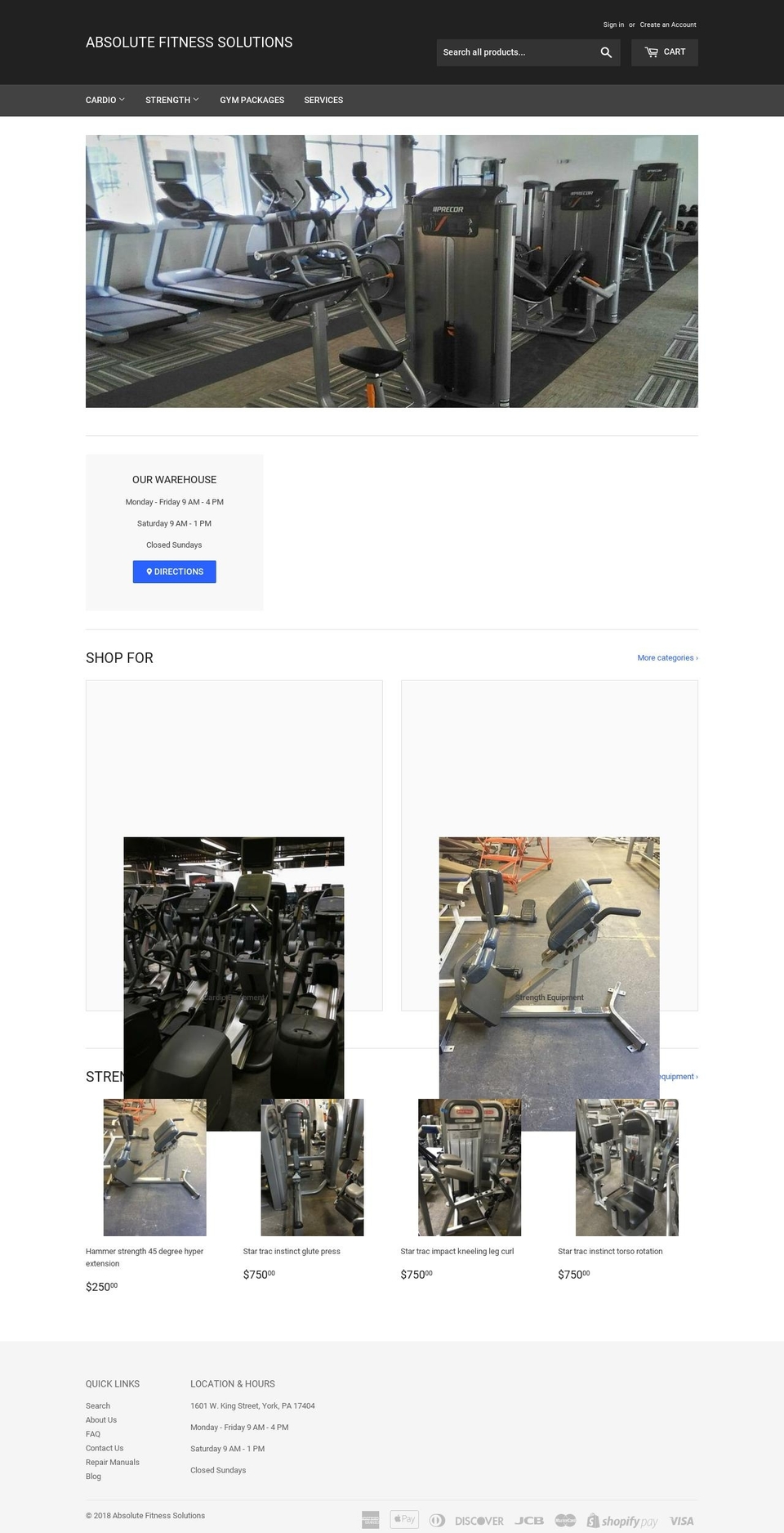 afsfit.com shopify website screenshot