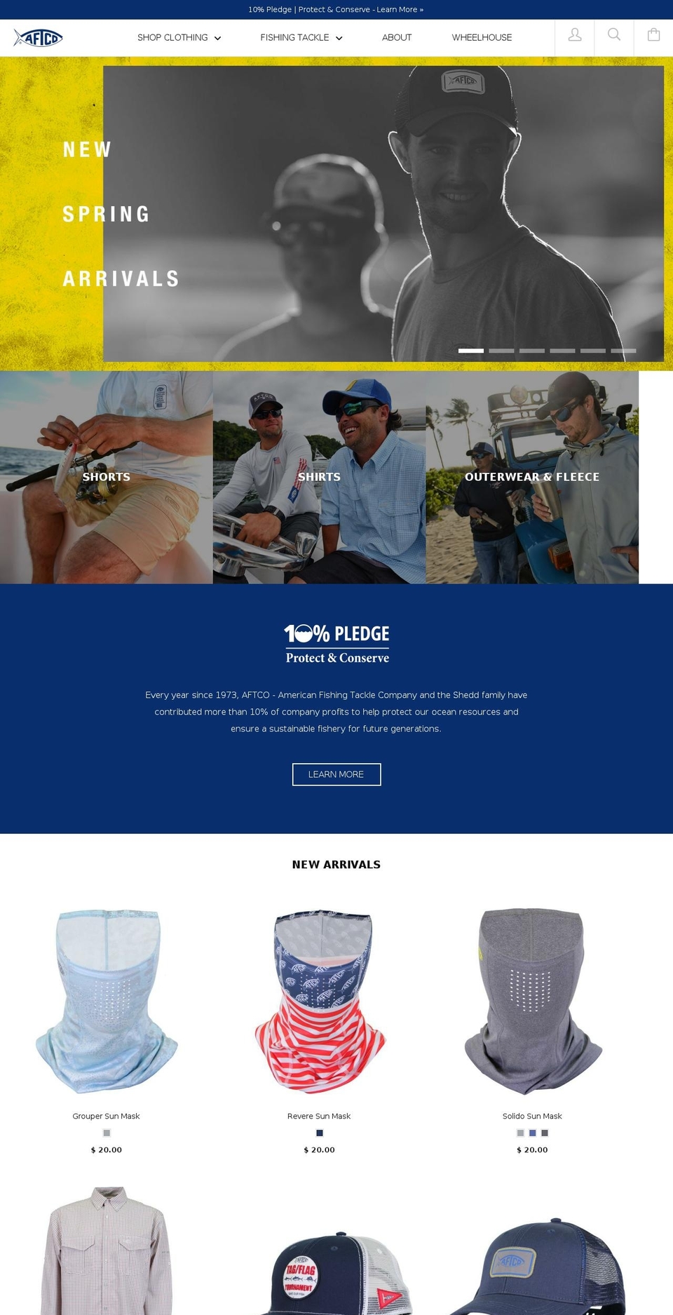 aftco.com shopify website screenshot