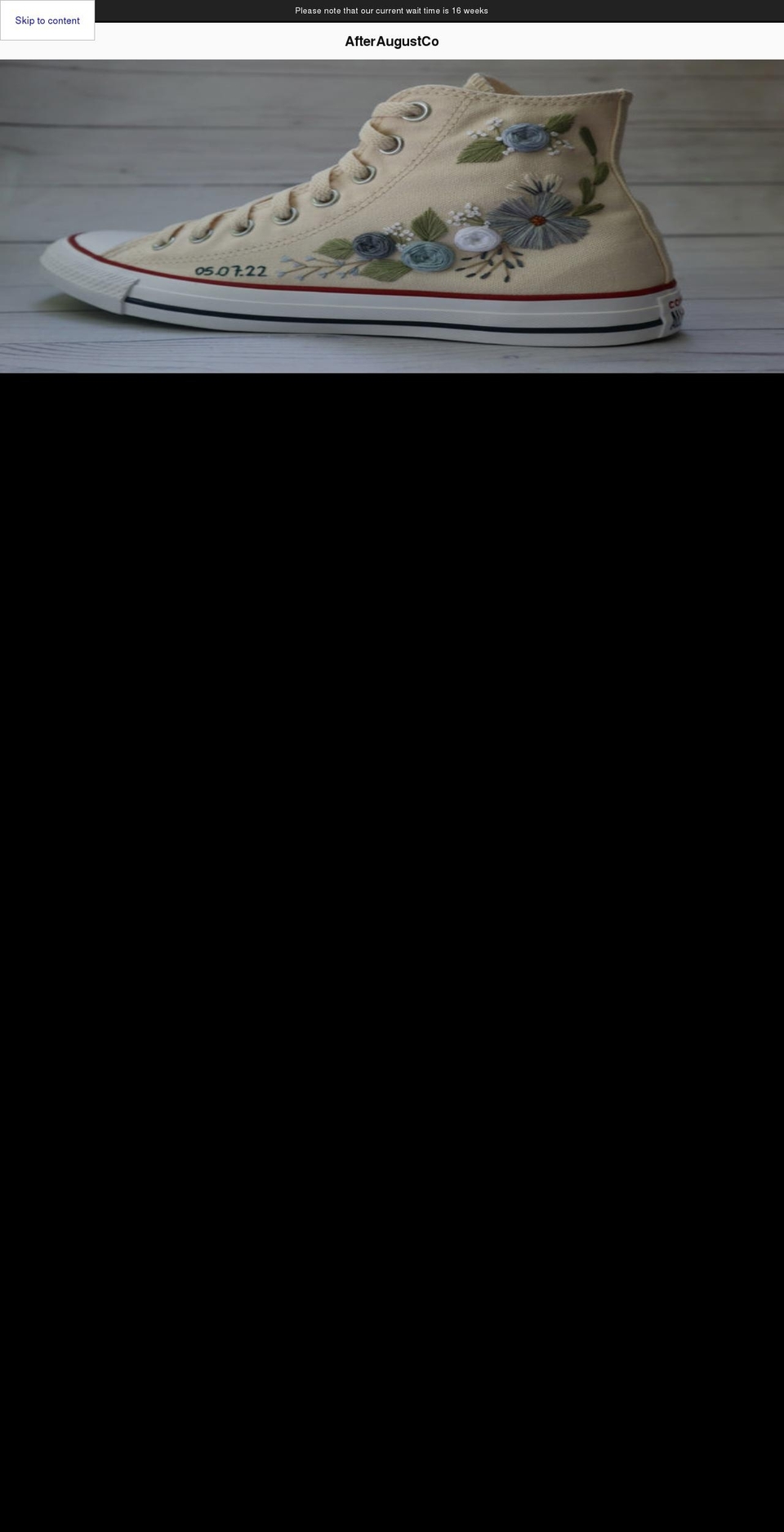 afteraugustco.com shopify website screenshot