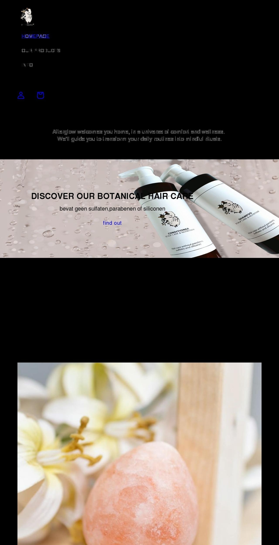 afterglowofficial.com shopify website screenshot