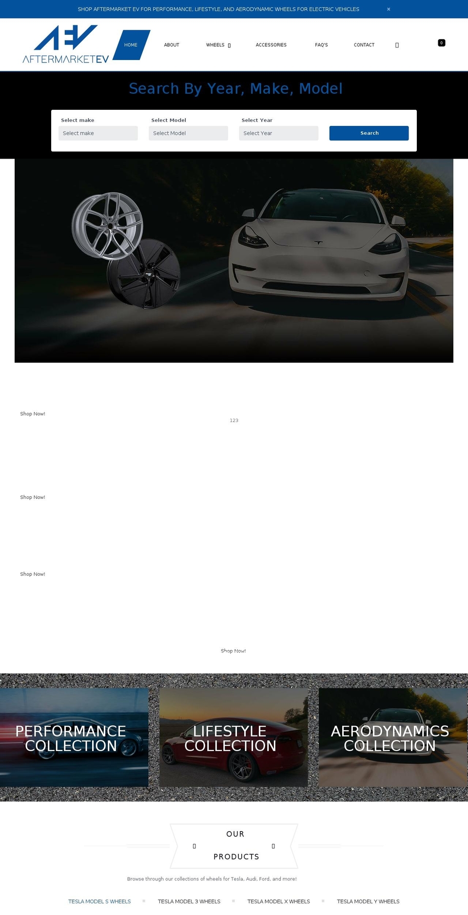 aftermarketev.com shopify website screenshot