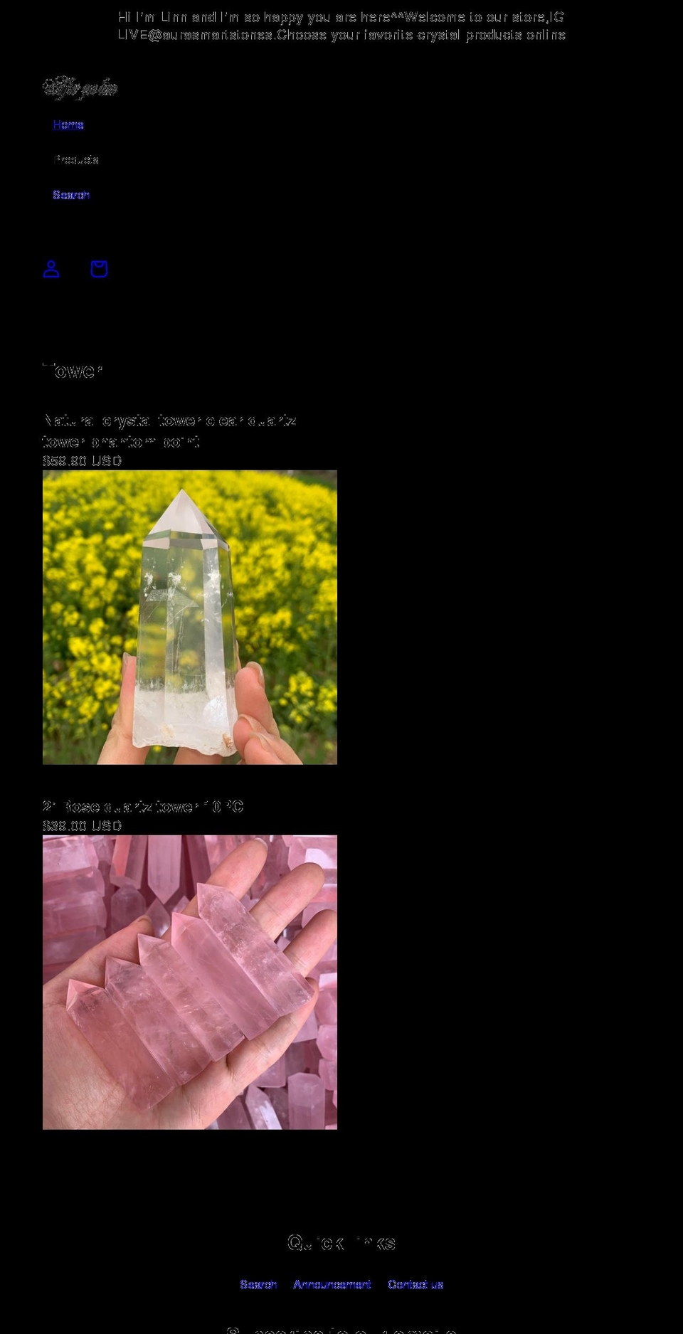 afteryoulinn.com shopify website screenshot