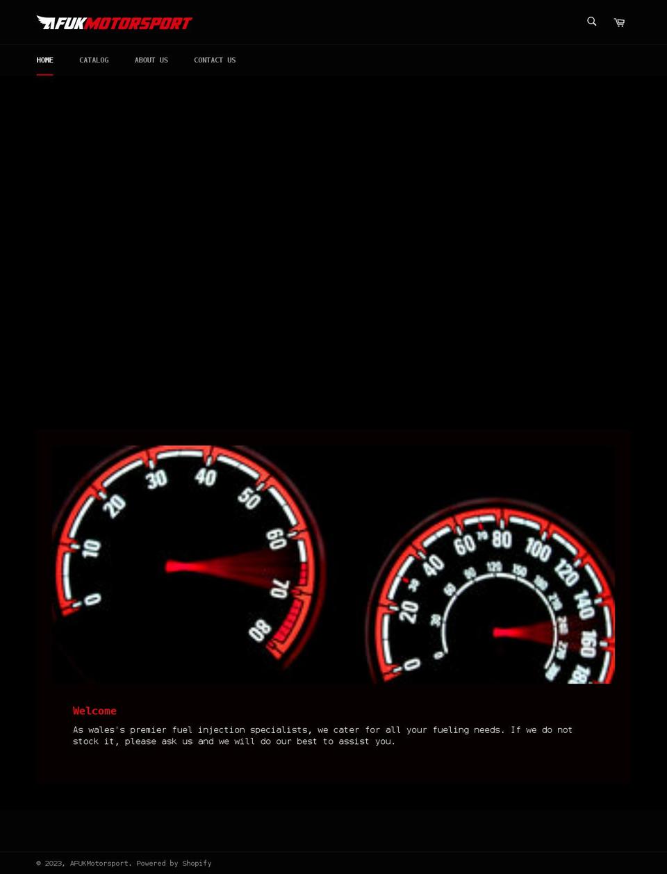 afukmotorsport.com shopify website screenshot