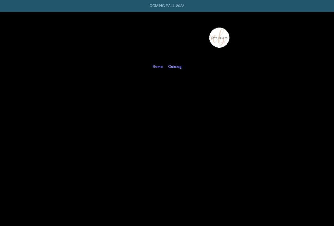 afyabeauty.com shopify website screenshot