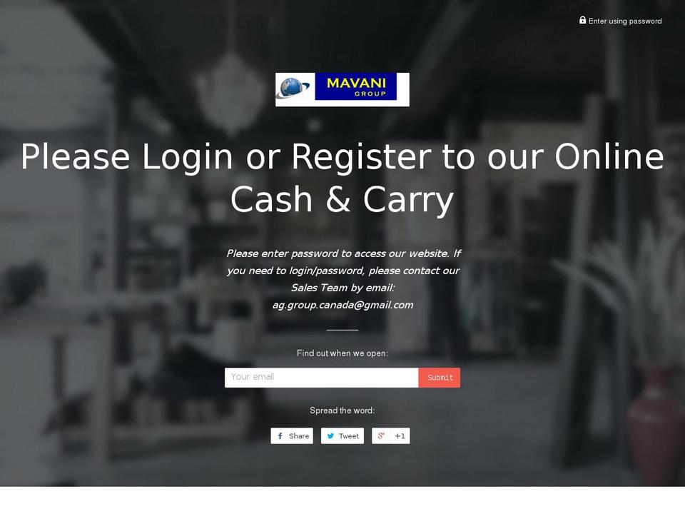 ag-group-canada.com shopify website screenshot