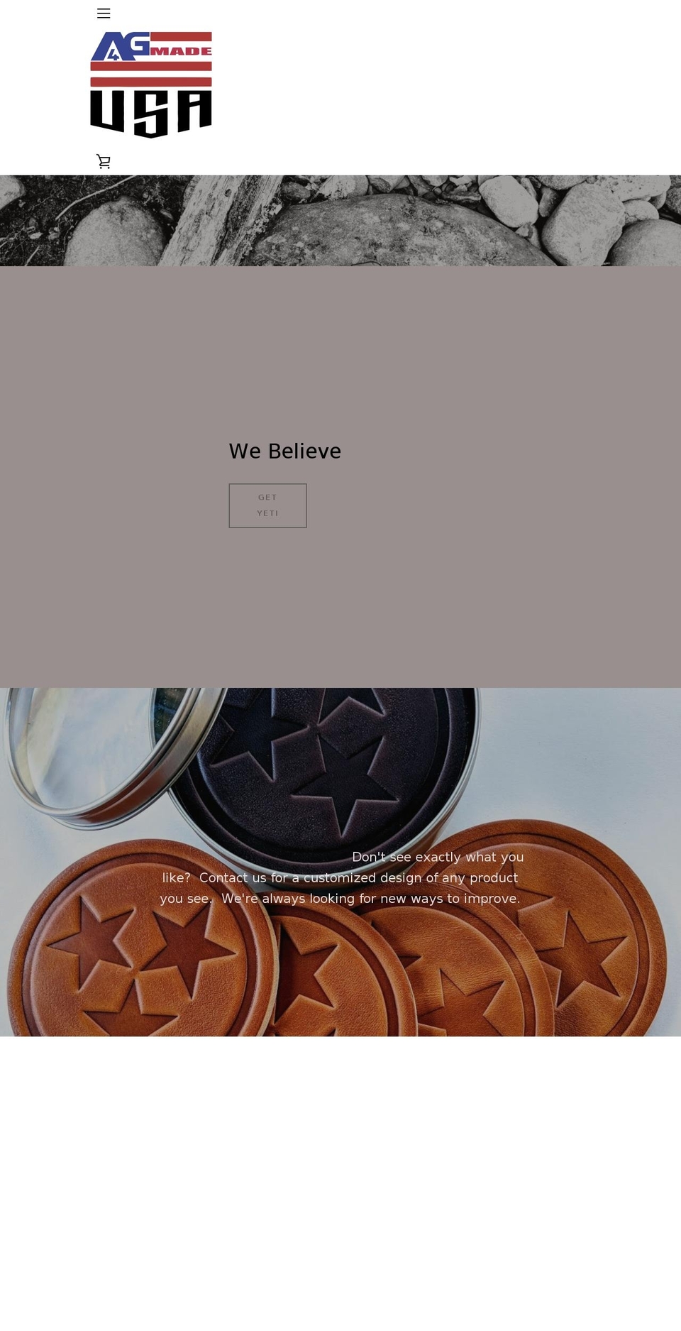 ag4made.com — Shopify storefront screenshot