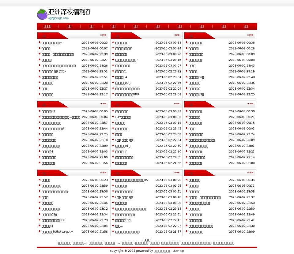 agajjarugs.com — Shopify storefront screenshot