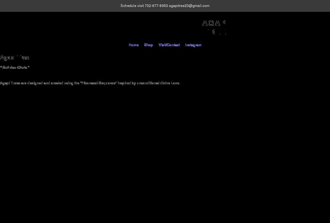 agapitree.com shopify website screenshot