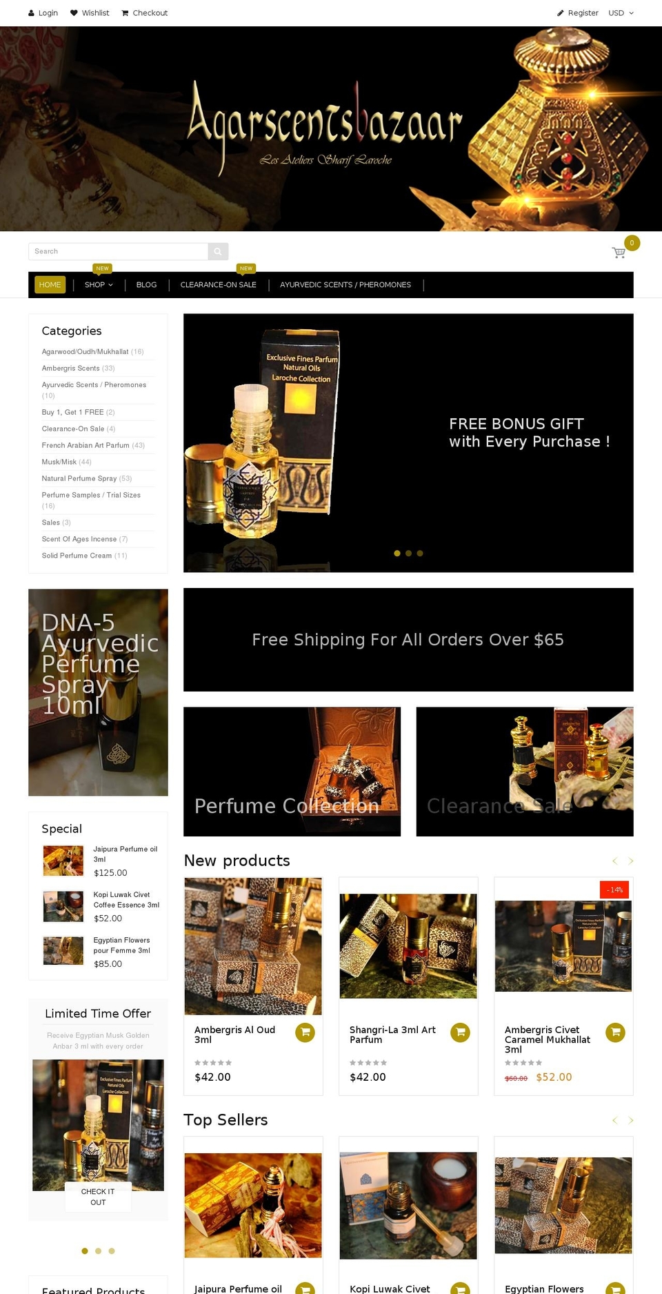 handy-2-0 Shopify theme site example agarscentsbazaarperfumes.com