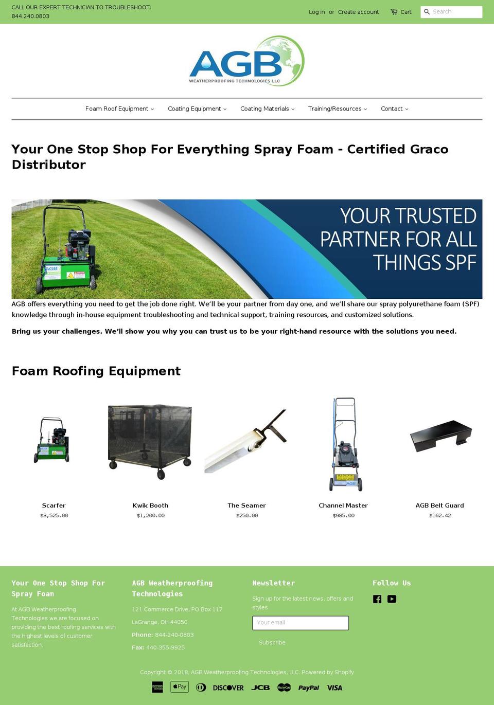 agbtechno.com — Shopify storefront screenshot