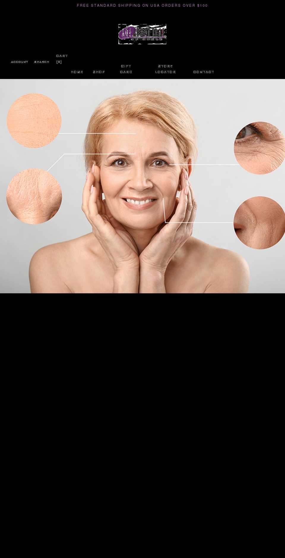 ageadvantageskincare.com shopify website screenshot