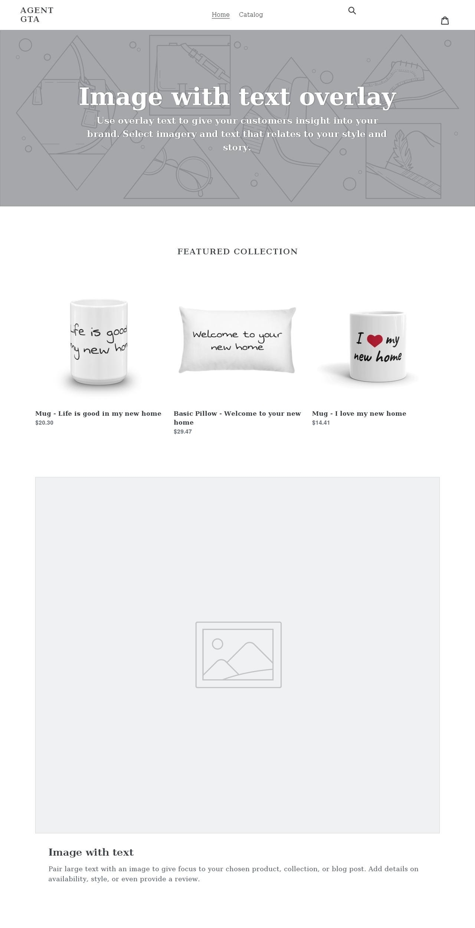 agentgta.com shopify website screenshot