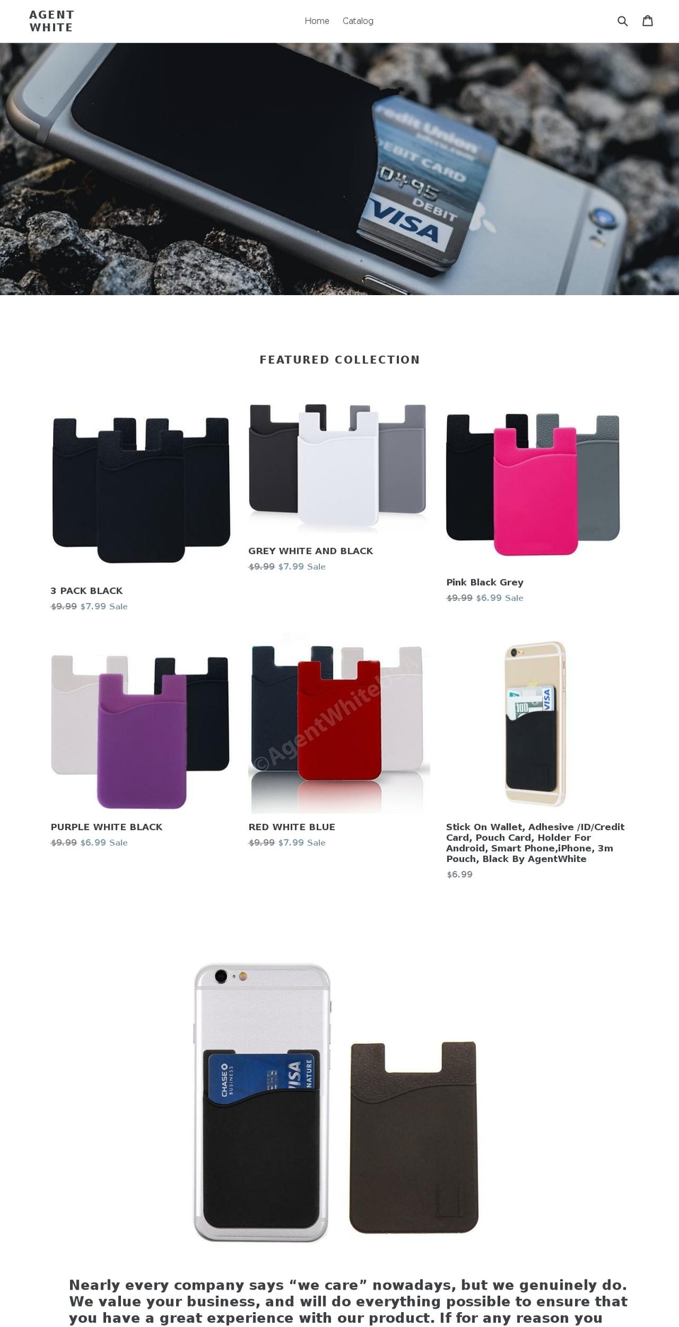 agentwhiteusa.com shopify website screenshot