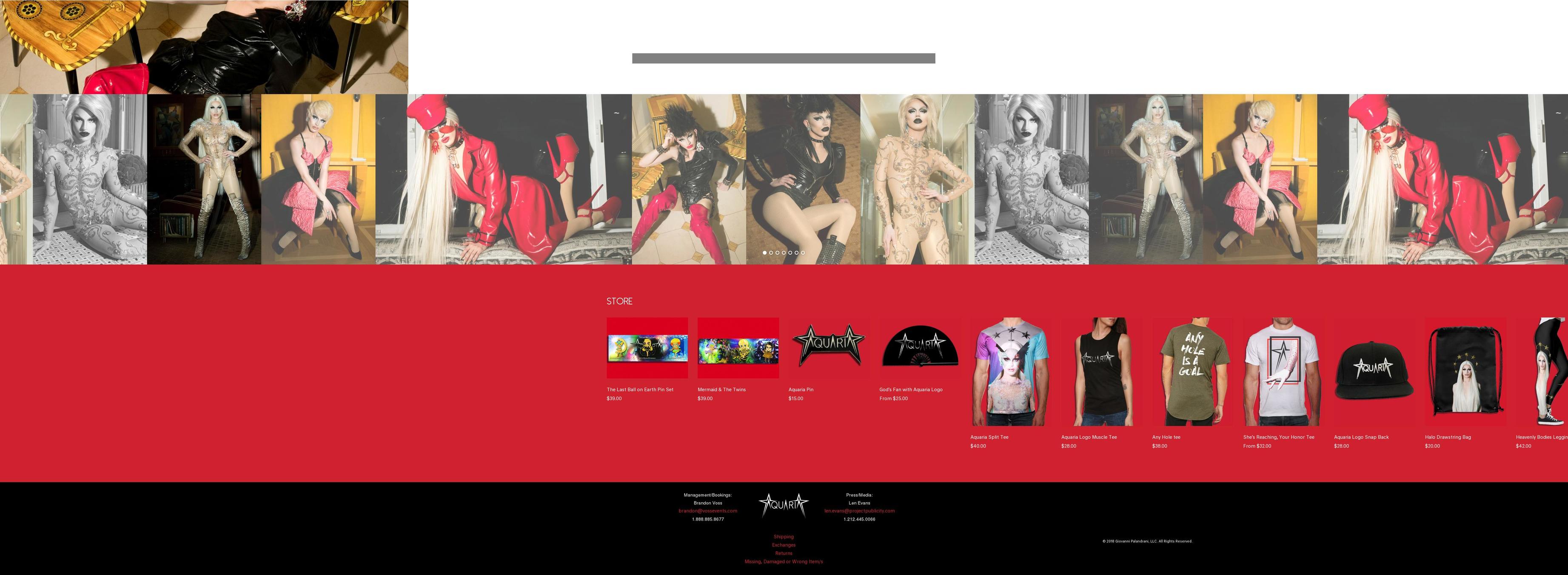 ageofaquaria.com shopify website screenshot