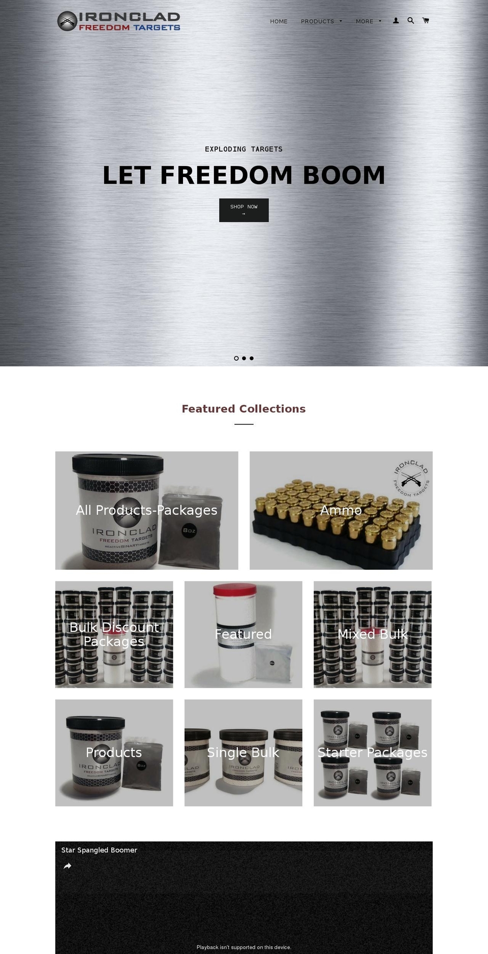 ageofironclad.com shopify website screenshot