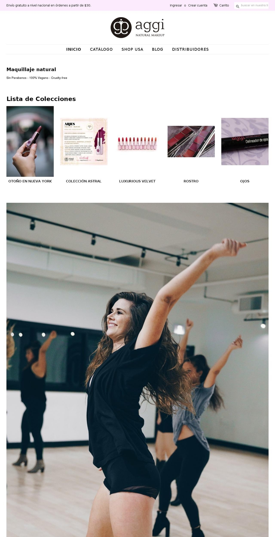 aggibeauty.com — Shopify storefront screenshot