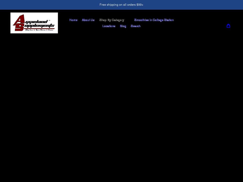 aggielandsupplements.com shopify website screenshot