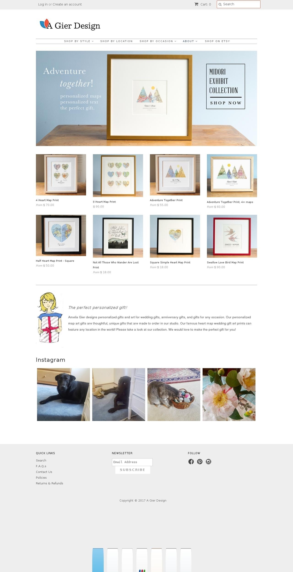 agierdesign.com shopify website screenshot