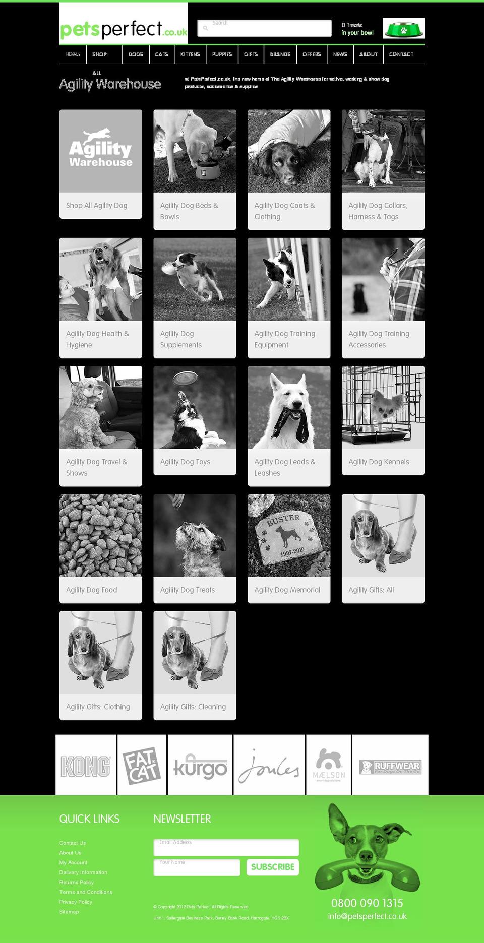 agilitywarehouse.com shopify website screenshot