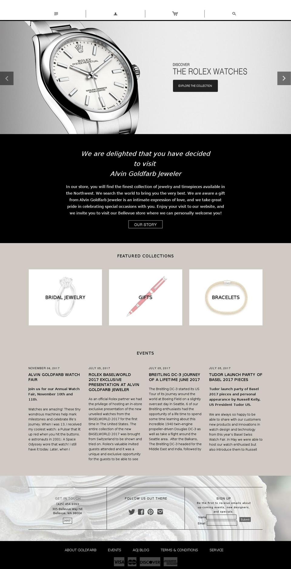 agjeweler.net shopify website screenshot