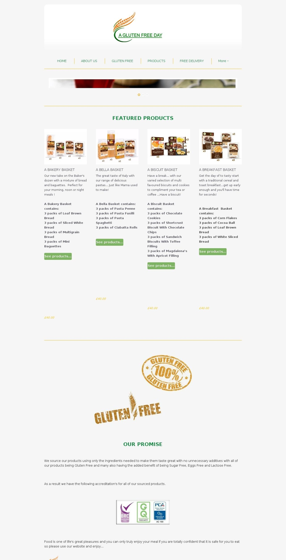 aglutenfreeday.com shopify website screenshot