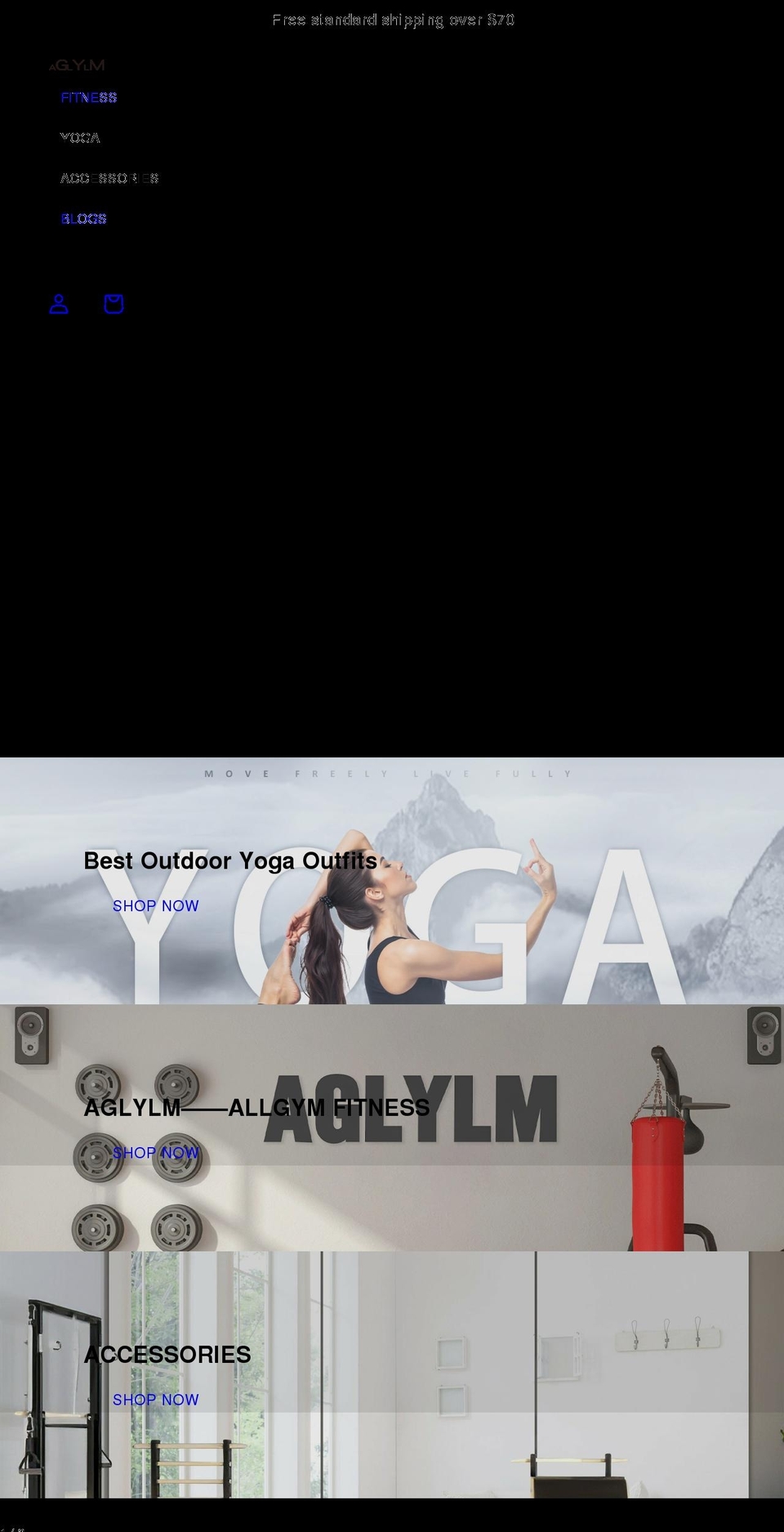 aglylm.com shopify website screenshot