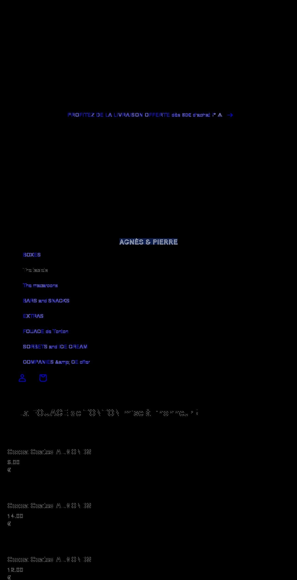 agnesetpierre.com shopify website screenshot