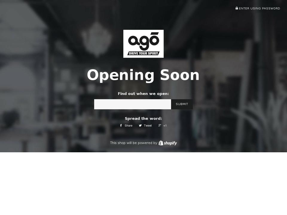 agoband.com — Shopify storefront screenshot