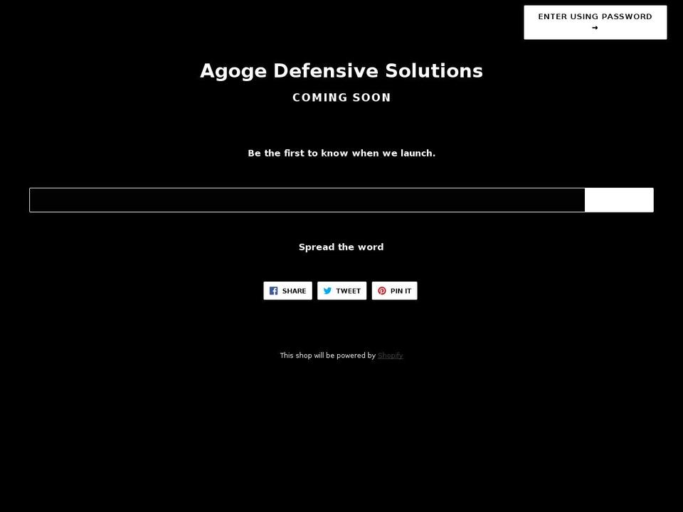 agogeds.com — Shopify storefront screenshot