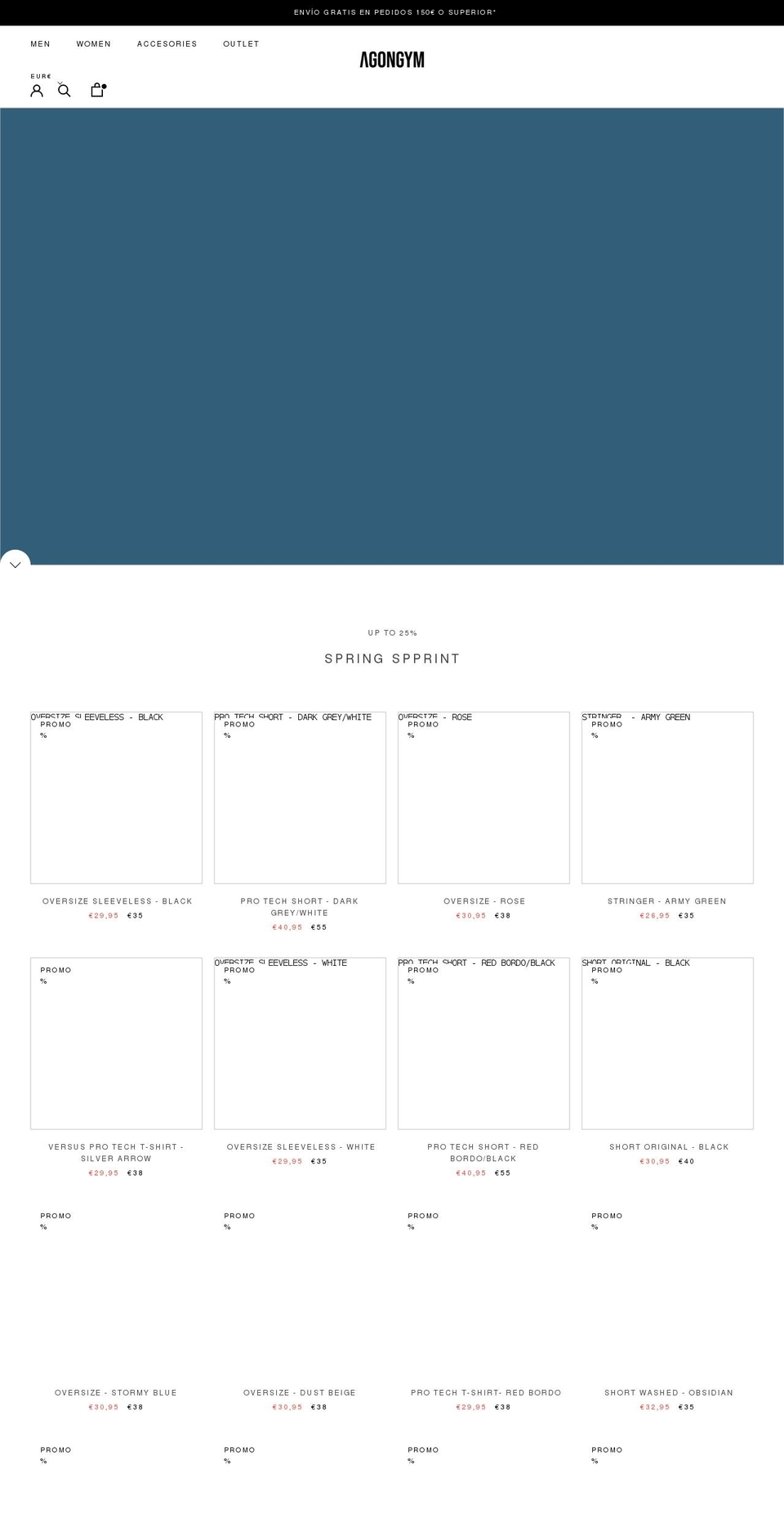 agongym.com — Shopify storefront screenshot