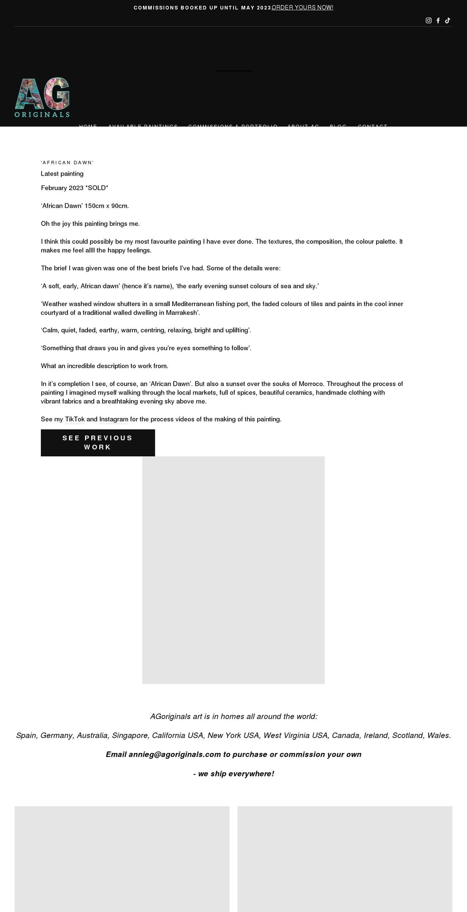agoriginals.com shopify website screenshot