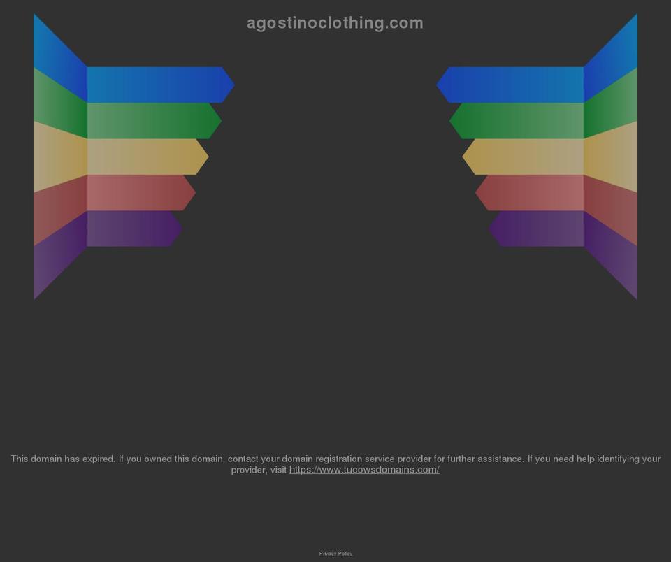 agostinoclothing.com shopify website screenshot