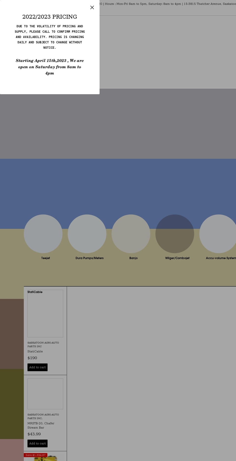 agri-auto.com shopify website screenshot