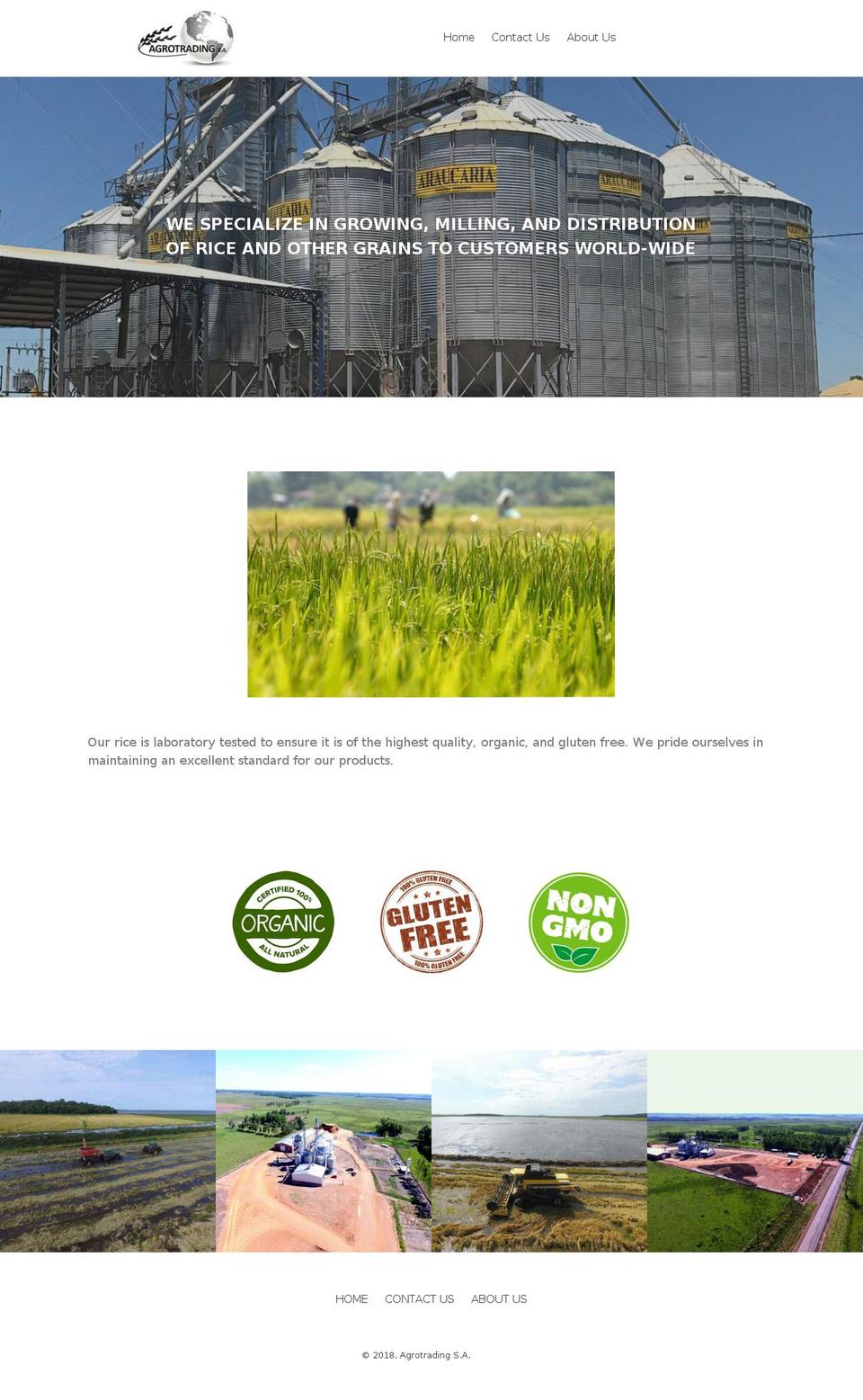 agrotradingsa.com — Shopify storefront screenshot
