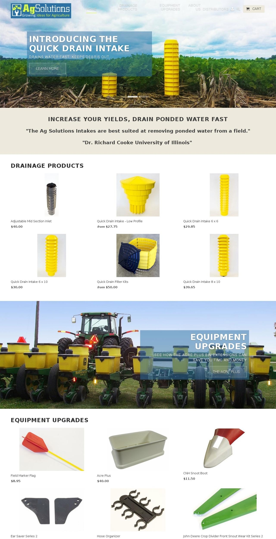 agsolutionsonline.com shopify website screenshot