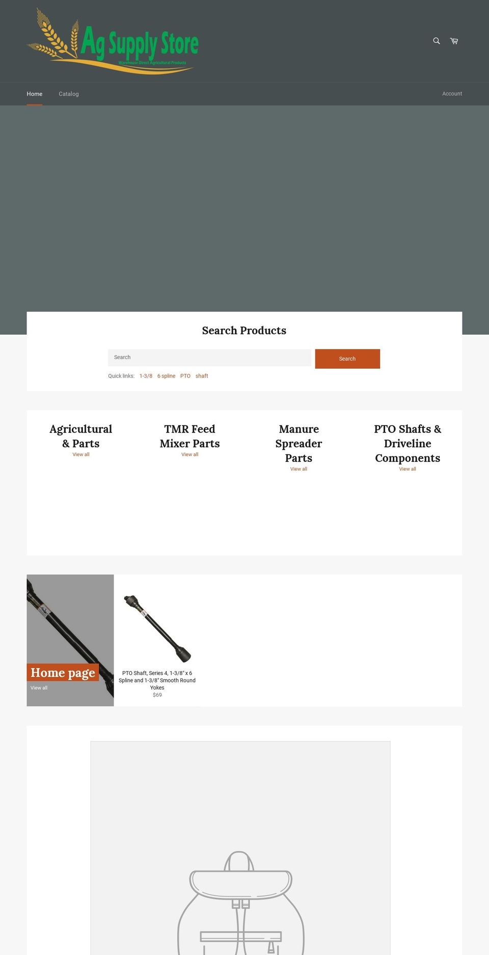 agsupplystore.com — Shopify storefront screenshot