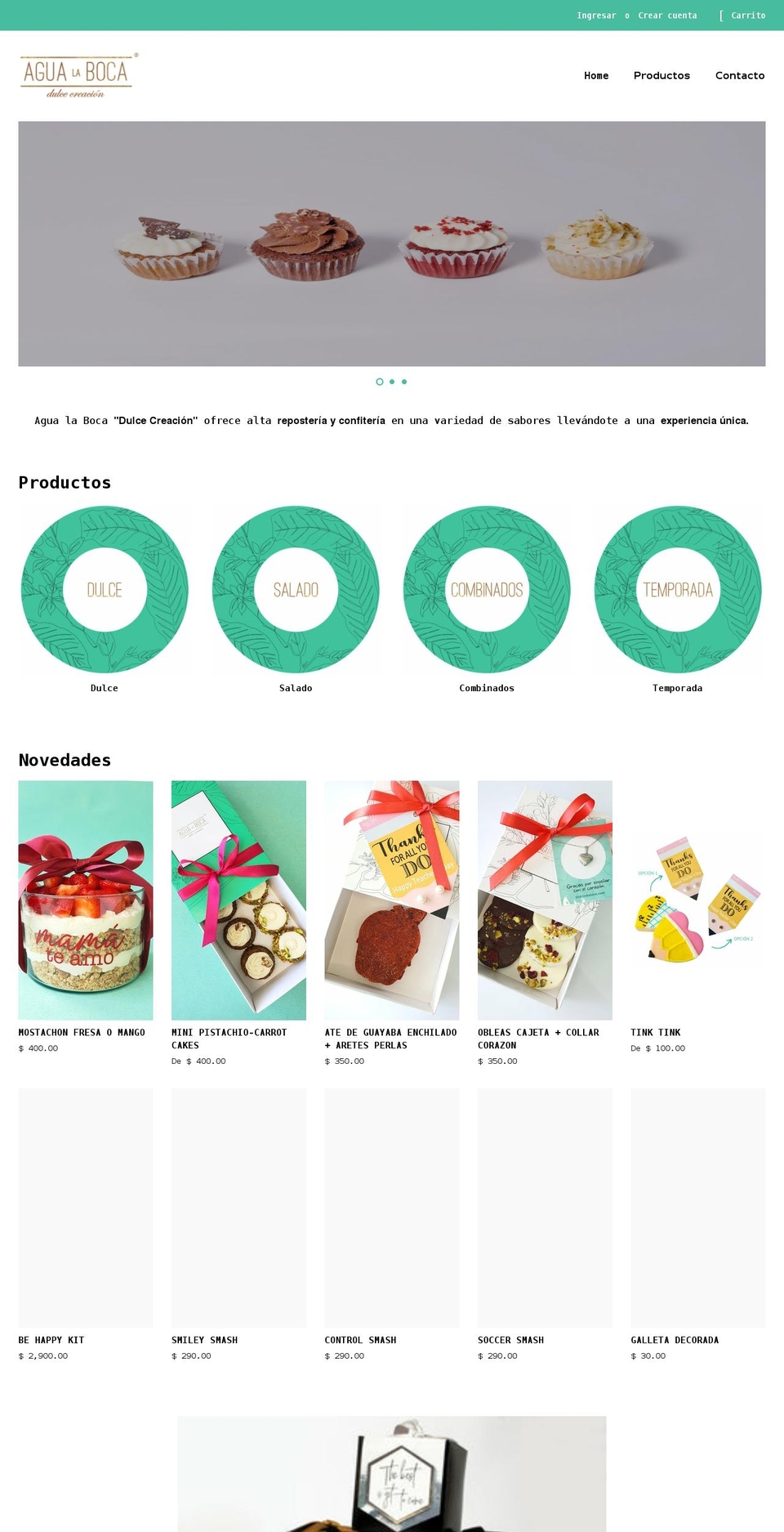 agualaboca.mx shopify website screenshot