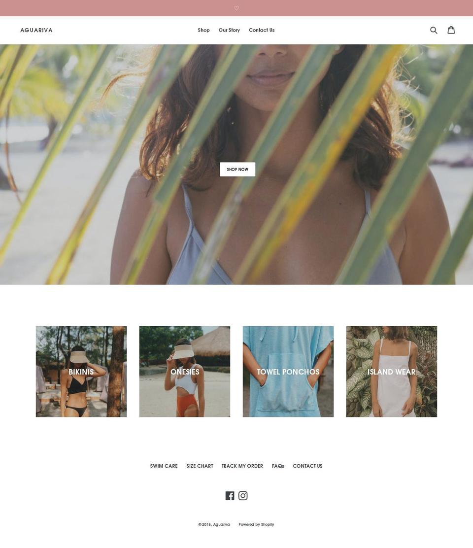 aguarivaph.com shopify website screenshot