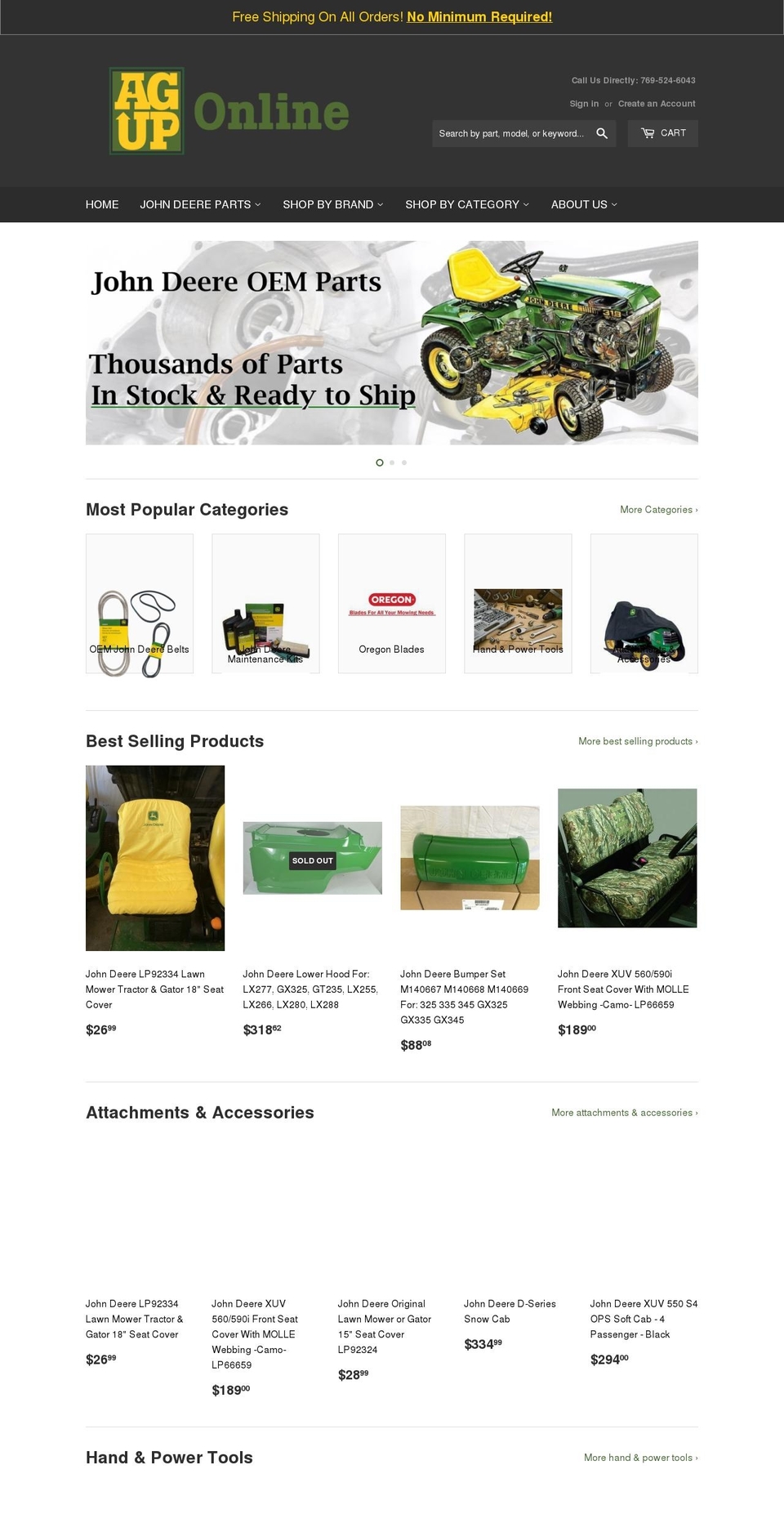 aguponline.com shopify website screenshot